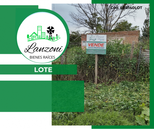 INTERESANTE LOTE A LA VENTA - Cód. LBR140LOT