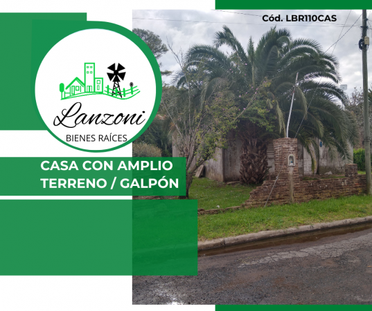 PROPIEDAD EN VENTA CON INTERESANTE AMPLITUD DE ESPACIO VERDE - Cód. LBR110CAS 