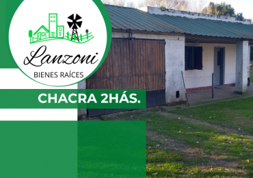VILLA SAN ALBERTO: CHACRA 2HÁS. SOBRE AUTOVÍA LUJÁN/JUNIN - Cód. LBR155CHA